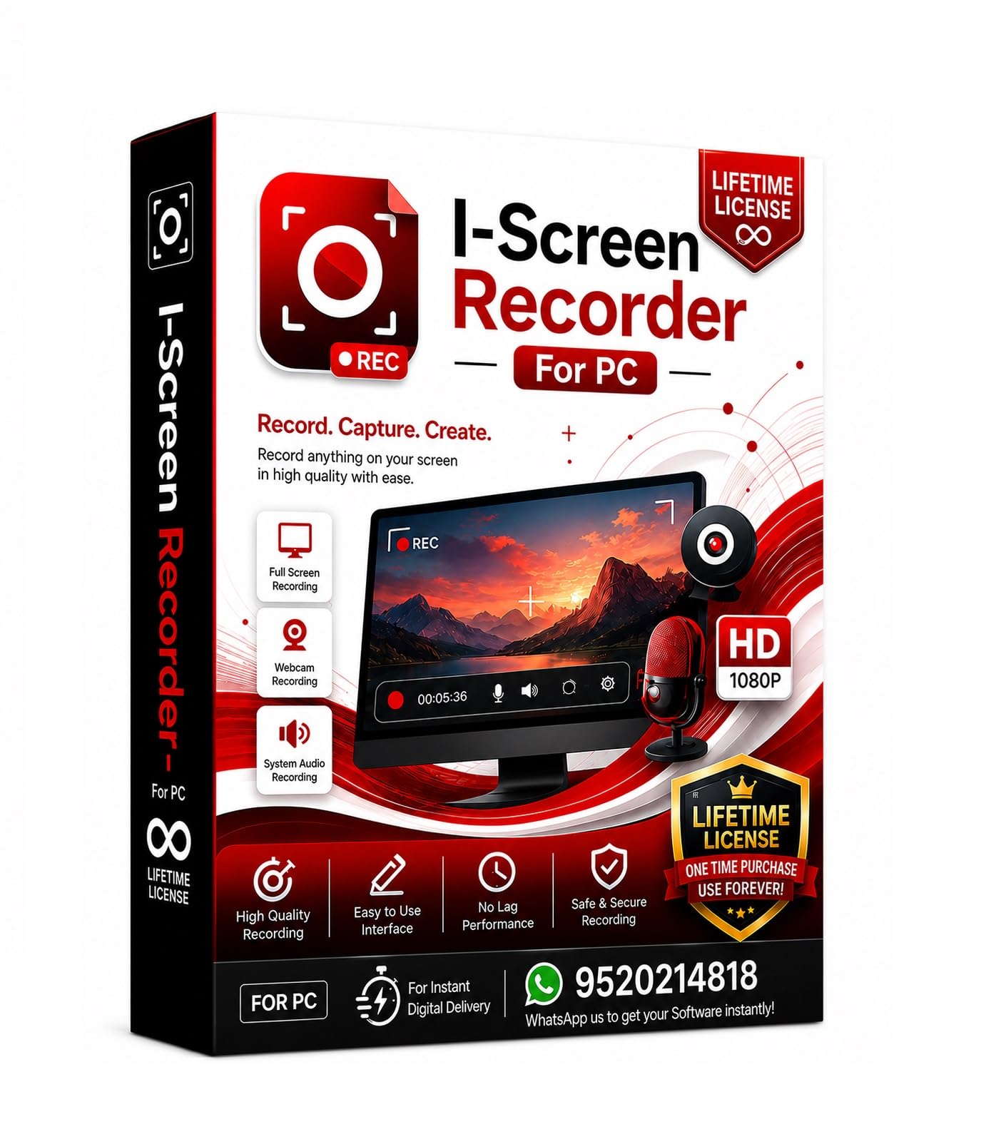 I-Screen Recorder Lifetime Screen Capture Software | Full HD Recording, Audio Capture & User-Friendly Interface for PC-image-11