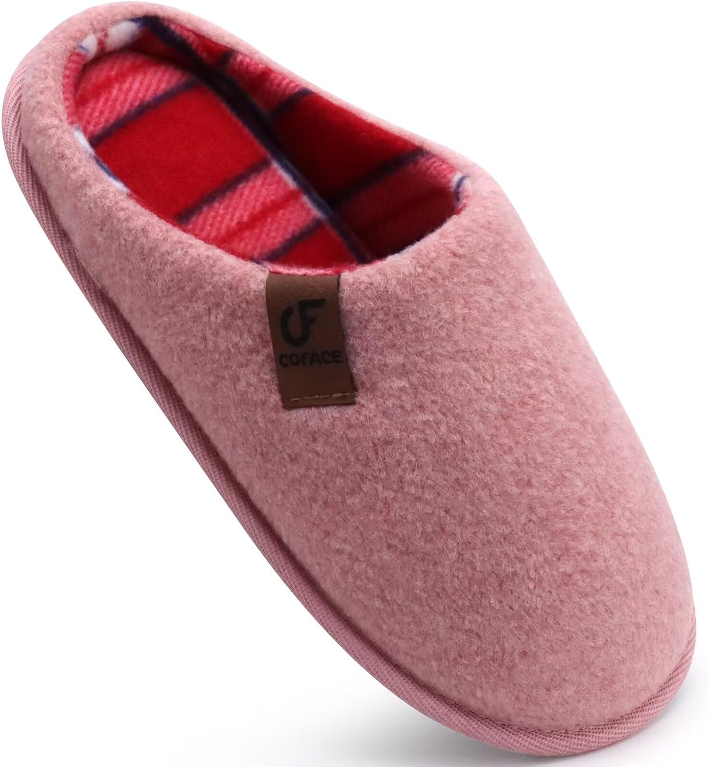 COFACE Unisex Mens Womens Cozy Memory Foam Scuff Slippers Casual Slip On Warm House Shoes Indoor/Outdoor Felt Sandal Slippers Size 4-15 - Image 9