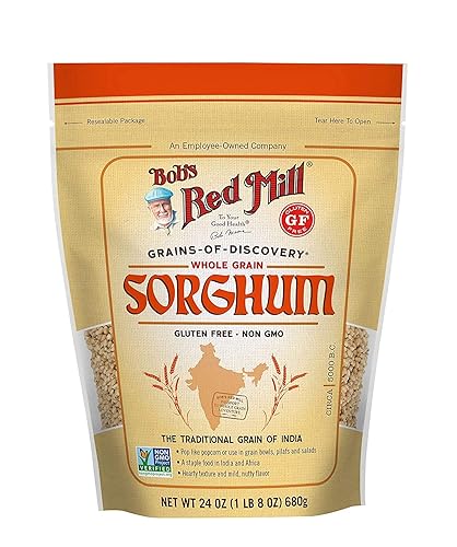 Miniatura 7 de Bobs Red Mill Sweet White Sorghum Grain Gluten Free 24 oz