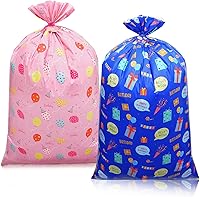 Vista 9 de Plauthus Bolsa de regalo de diseño floral, bolsa de regalo de cumpleaños extragrande de 56 pies para cumpleaños, día de la madre, boda, despedida