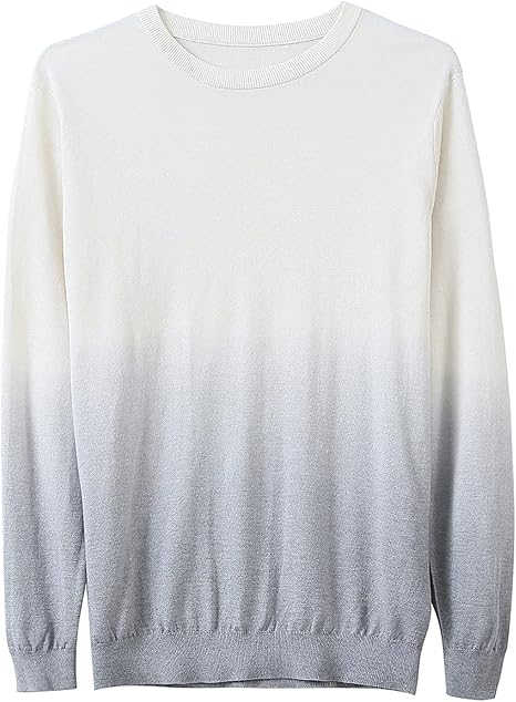 Amazon Co Jp メンズ春セーター 秋のセーターニットセーター男性の春の服のグラデーションカラーラウンドネックソリッドカラーセーター 落ち着いた感じ 色 白 Size Xxl 服 ファッション小物 Amazon Co Jp メンズ春セーター 秋のセーターニットセーター男性の春の服のグラデーションカラーラウンドネックソリッドカラーセーター 落ち着いた感じ 色 白 Size Xxl 服 ファッション小物