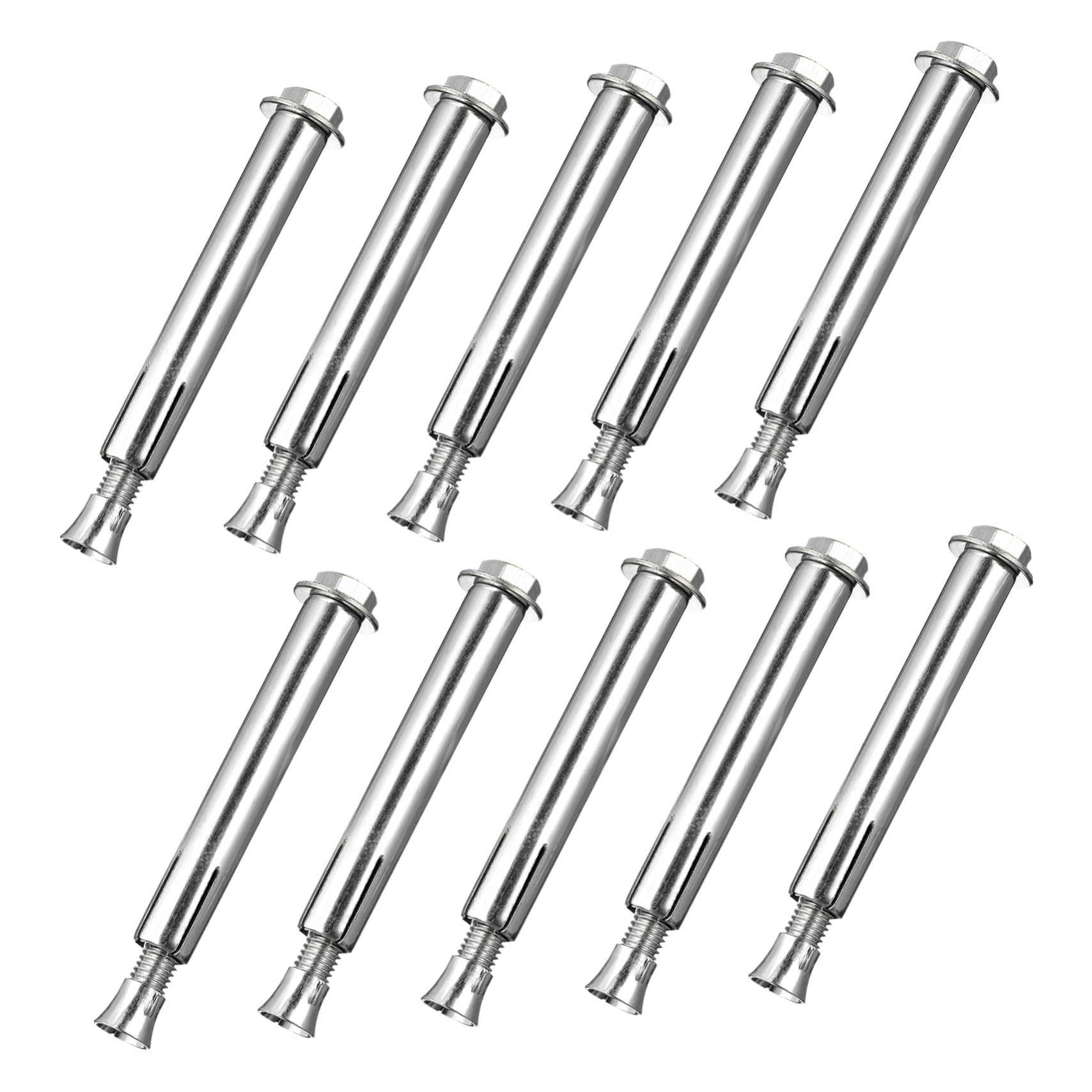 CIYODO Anchor Expansion Screws 10pcs Screws for Asphalt Parking Stop Fasteners