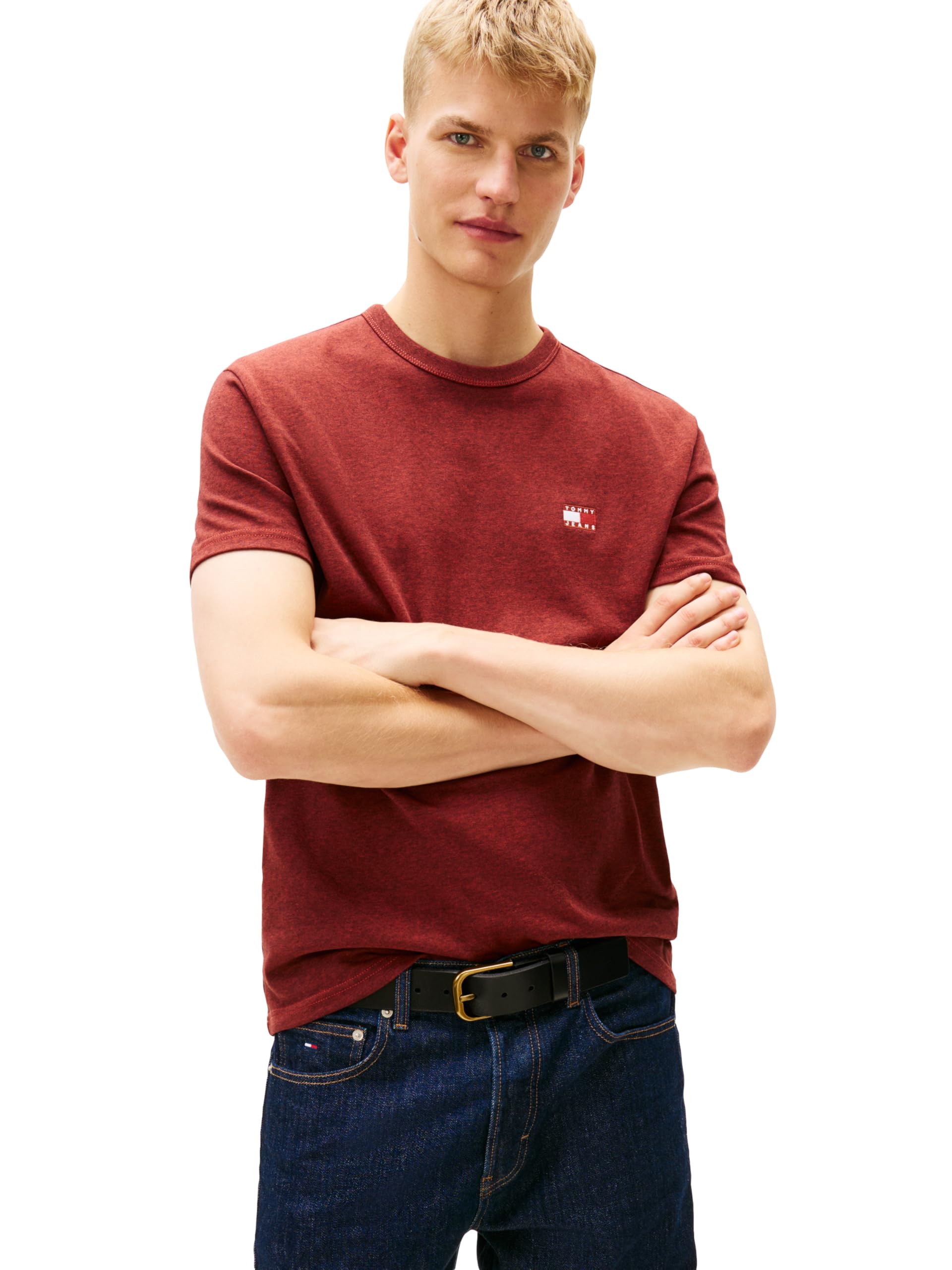 Tommy Jeans Mens Short Sleeve Cotton Graphic T-Shirts