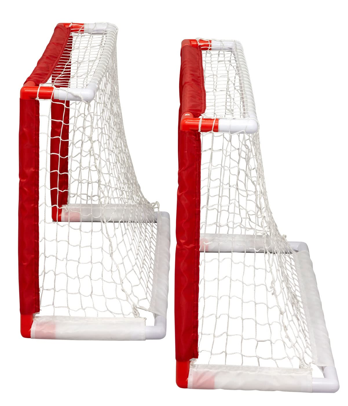 Winnwell Doppel-Mini-Hockey-Set – Indoor- & Outdoor-Hockey-Trainingsgerät – 2 Netze, 2 Schläger, 1 Eva-Ball & Schießziel