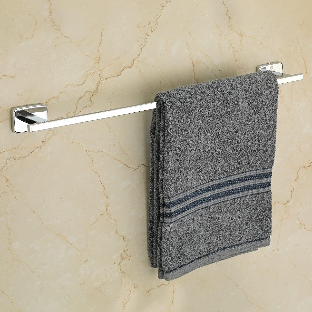 aligarian Steel 24inch Wall Mounted Towel Rod| Towel Hanger| Hanger Stand|Rack for Bathroom ...