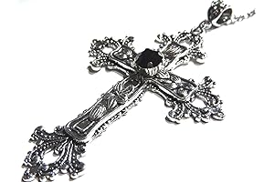 Stunning Large Gothic Cross Necklace: A Statement of Style and Faith