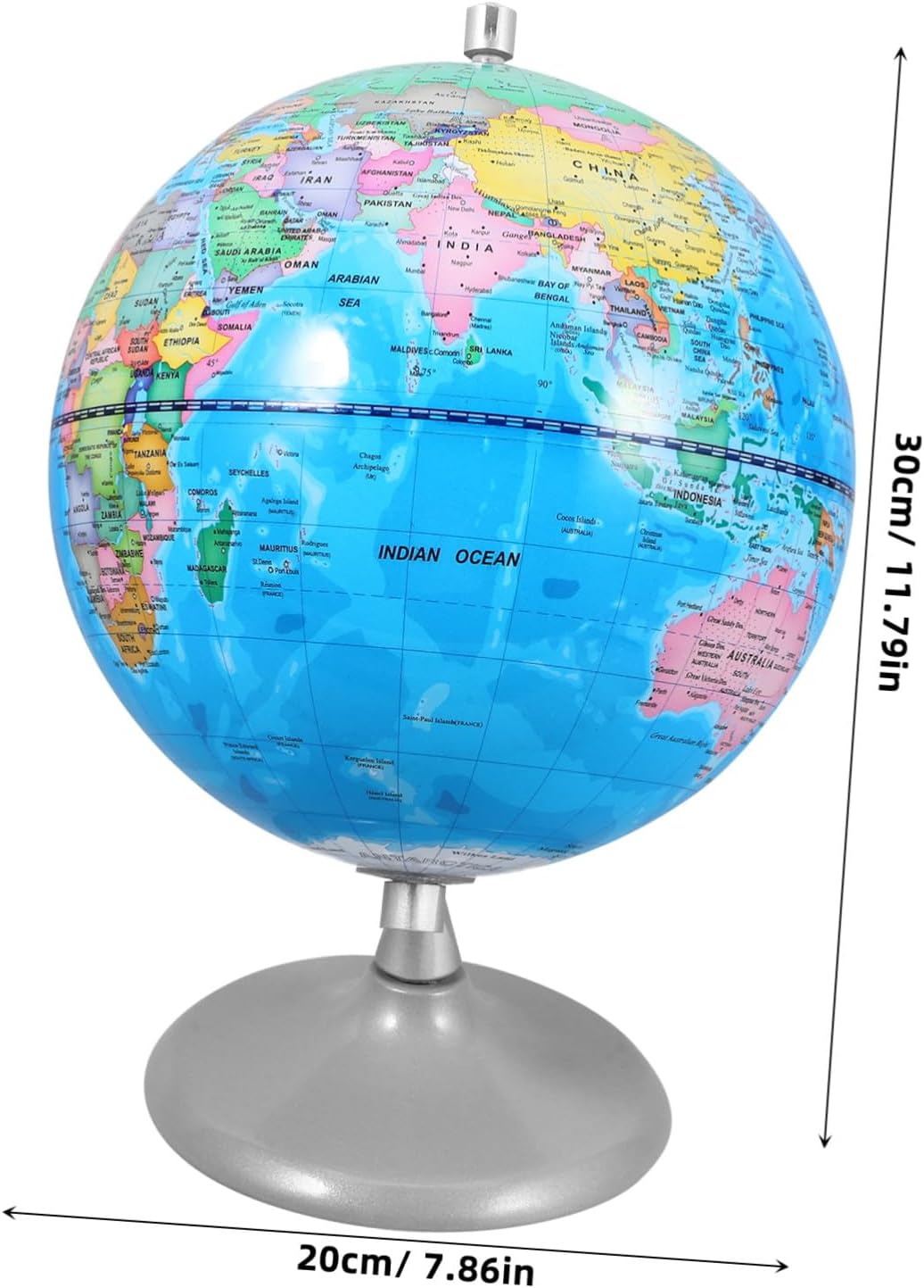 OFFIGAM 教学用地球儀 転可能な卓上装飾 学習用 地理教材 オフィスと教室 【楽天市場】【メーカー直営店】 渡辺教具製作所  ラ・メール（スチール台）海洋タイプ 26cm 地球儀 : 地球儀で世界を巡る OFFIGAM 教学用地球儀 転可能な卓上装飾 学習用 地理教材 オフィスと教室