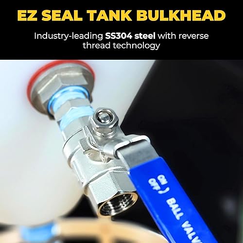 Miniatura 55 de MiniBrew Mamparo sin soldadura NPT EZ de 1/2 pulgada con juntas EPDM para elaboración casera (paquete de 3)