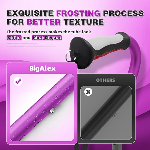 Miniatura 9 de BigAlex Bastón ligero para caminar, mango suave para personas mayores, palo portátil plegable ajustable para mujeres y hombres, ayuda de movilidad