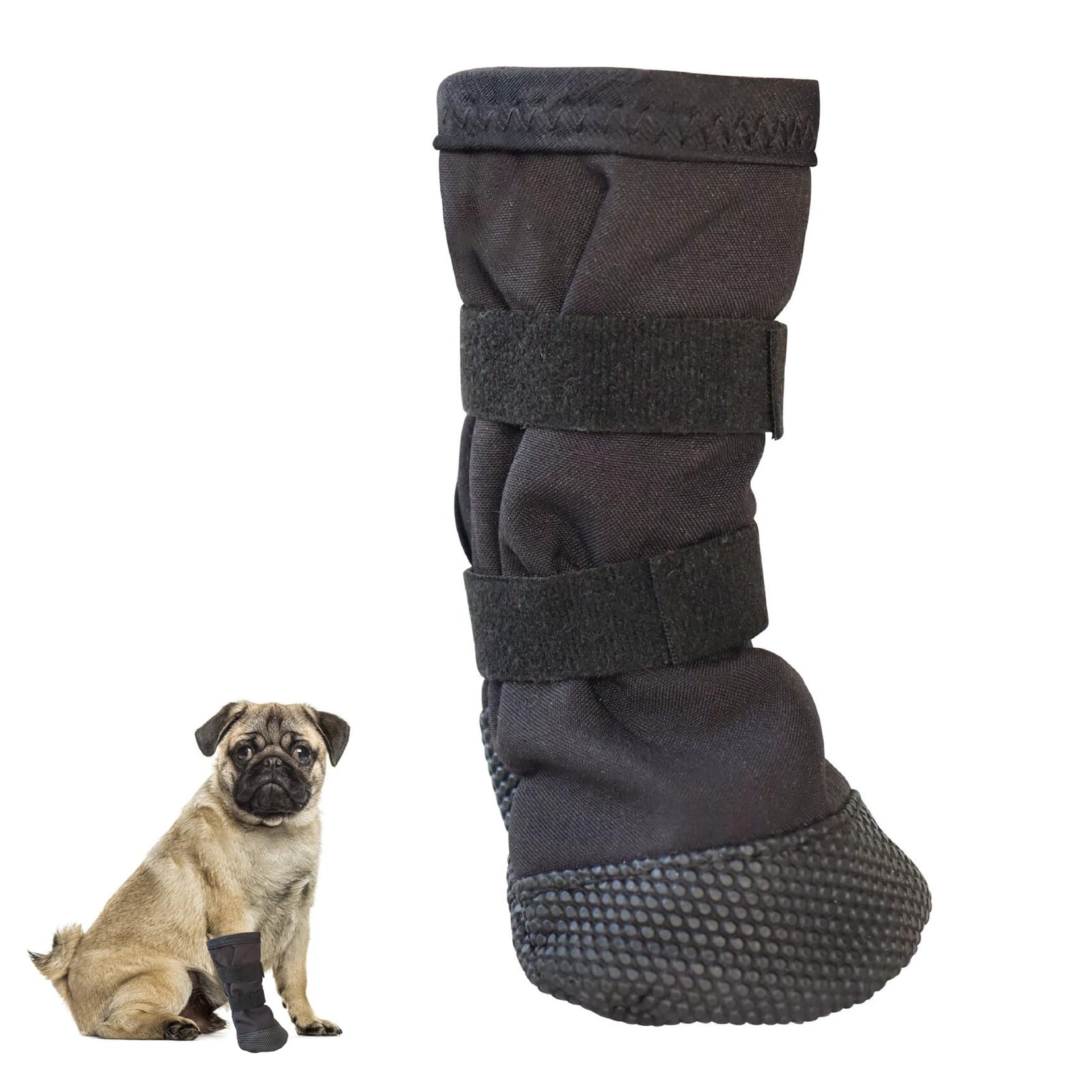 1PCS Dog Paw Protectors Dog Paw Wound Cover Adjustable DogBoots Non Slip Sole Waterproof Breathable for DogWound Care Walking Healing