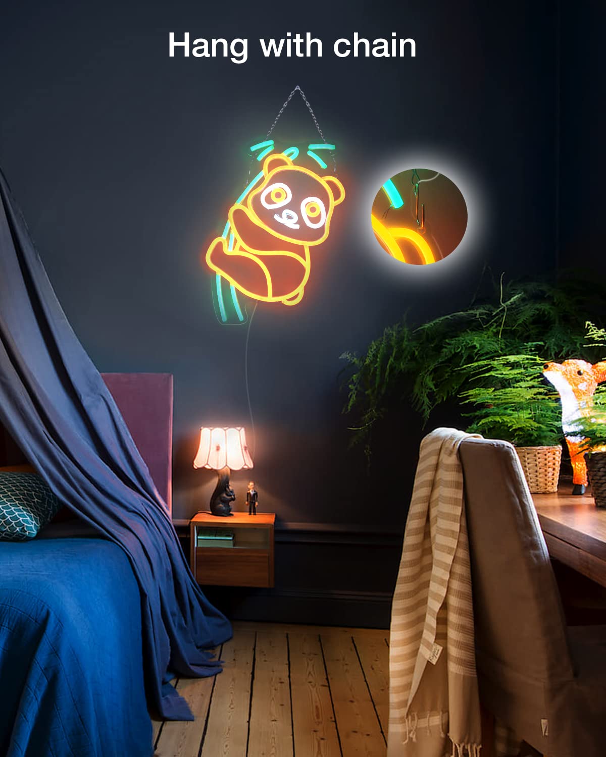 Déco Champignon Panda Autocollant Mural Phosphorescent En Forme De Champignon Pour Interrupteur, Chambre De Fille, Chambre D'enfant, Salon, Salle De Bain, Salle De Jeux Déco Murale Nocturne Enfant