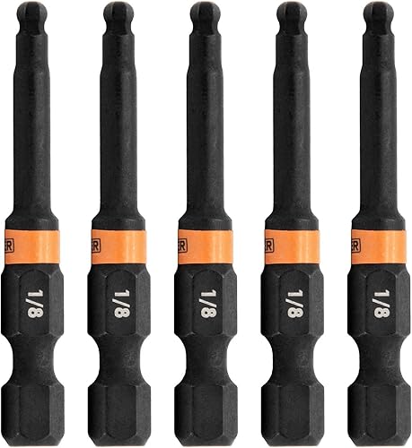 Punta de conductor de impacto de bola hexagonal de 18" - Railer Llave Allen de brocas hexagonales. Vástago hexagonal de acero S2 de liberación