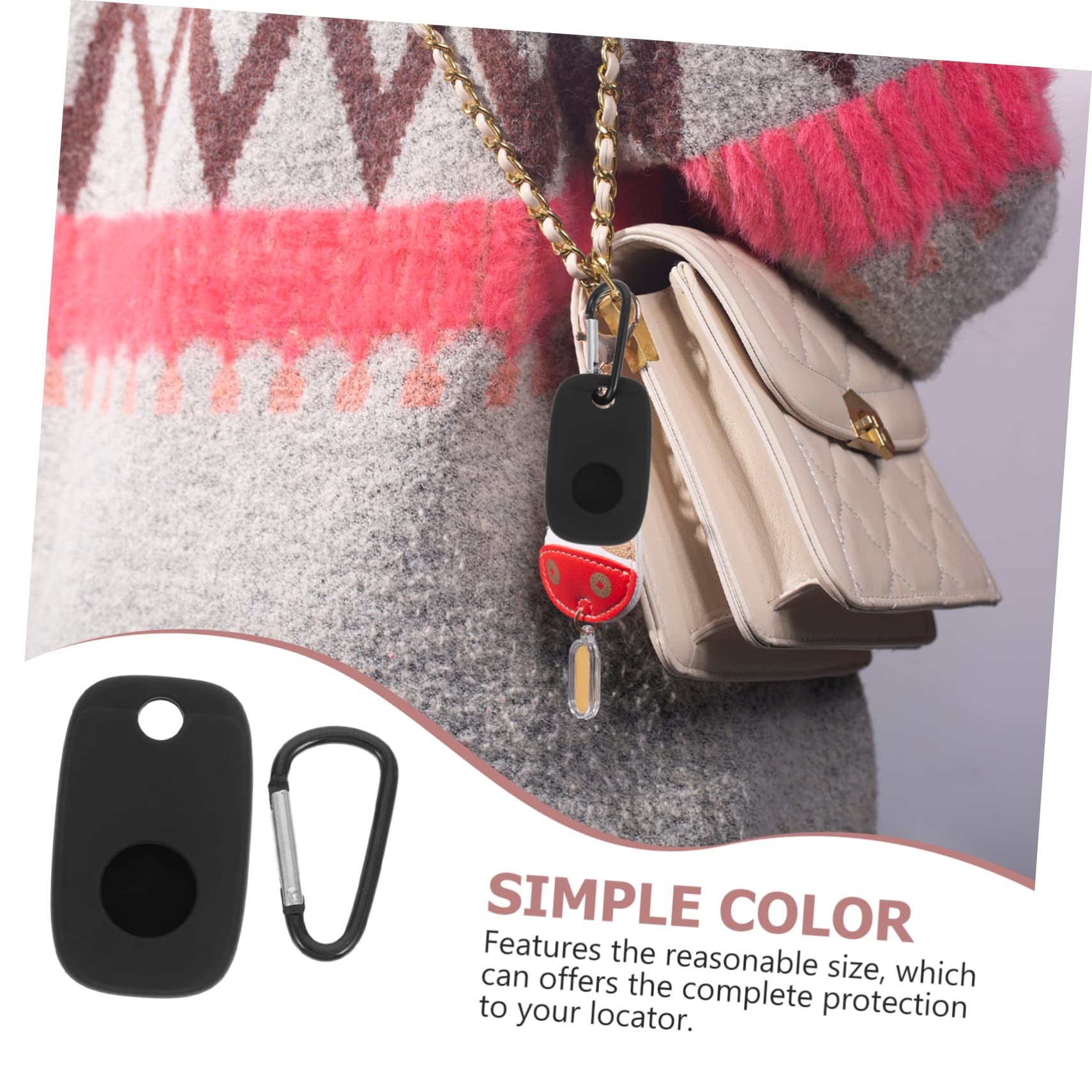 jojofuny Small Protective Case for Pro Keychain Case Silicone Tracer Cover Extend Lifespan Fashion