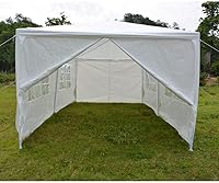 Vista 1 de 10x20' Outdoor Canopy Party Wedding Tent Gazebo Pavilion w/4 Side Wall-2 Doors
