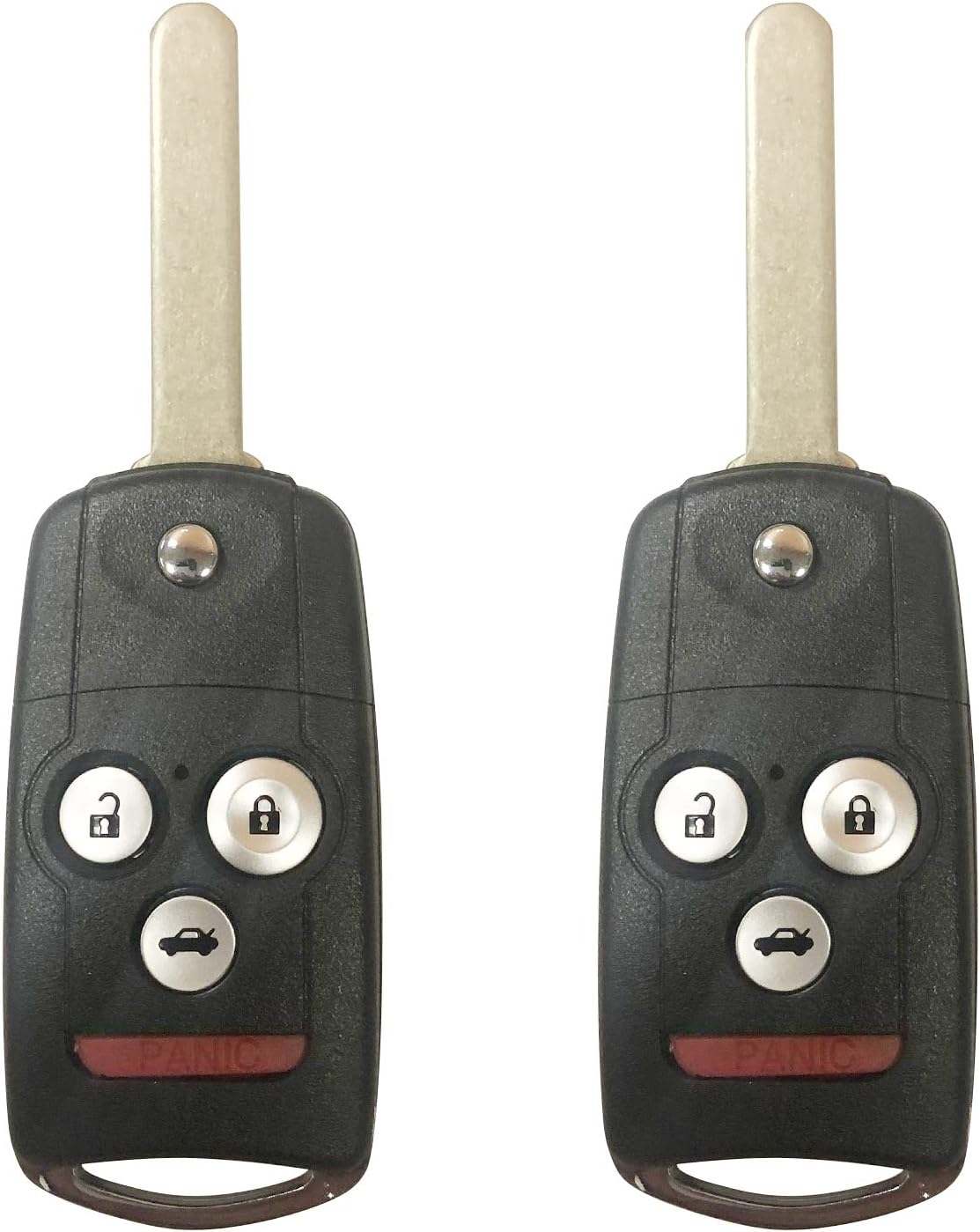 Replacement For 2007-2013 Acura MDX 4 Button Car Key Fob Remote N5F0602A1A Fccid: N5F0602A1A;by AUTO KEY MAX (PAIR)