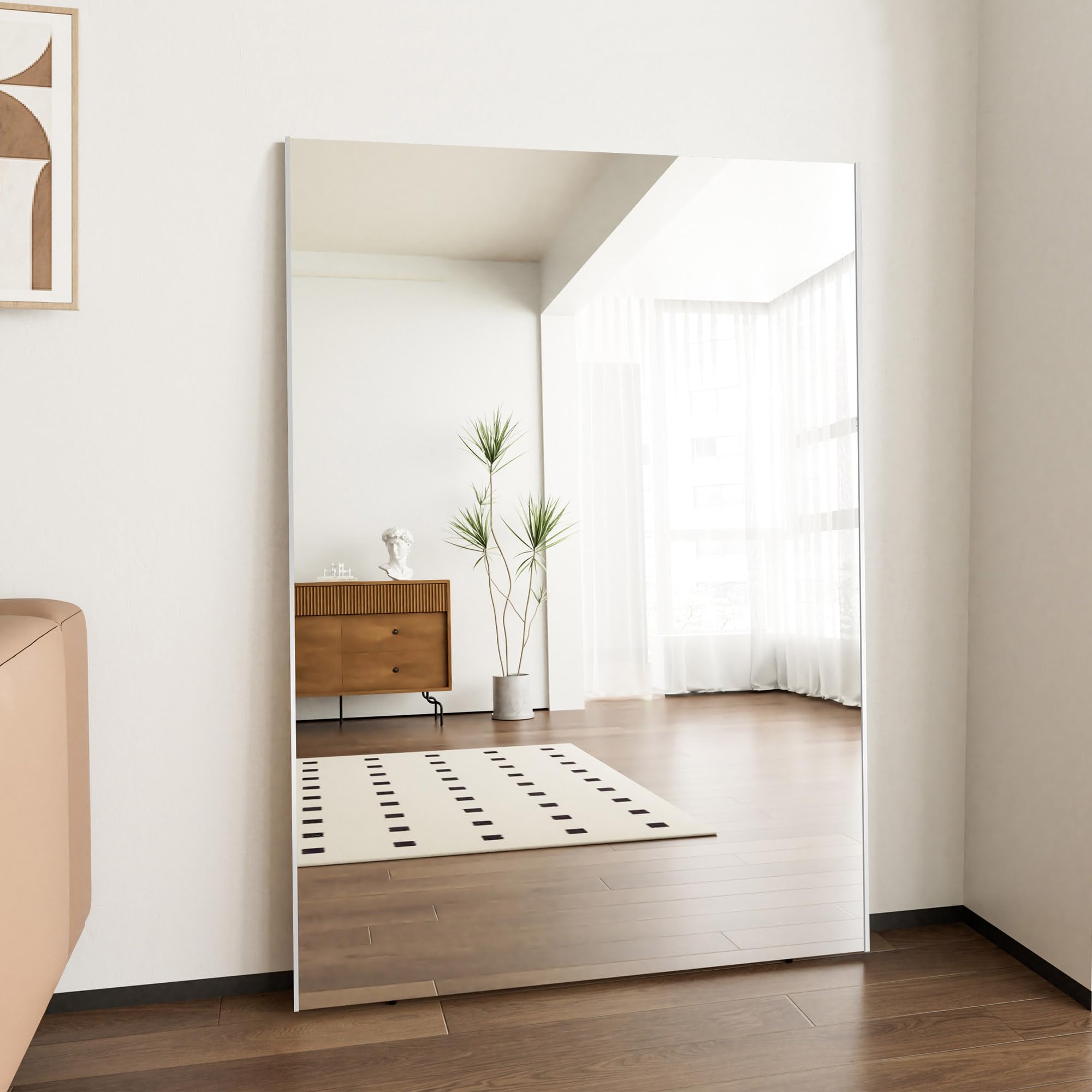 Amazon.co.jp: ofme 割れない軽量ミラー 大型鏡 割れない鏡 全身