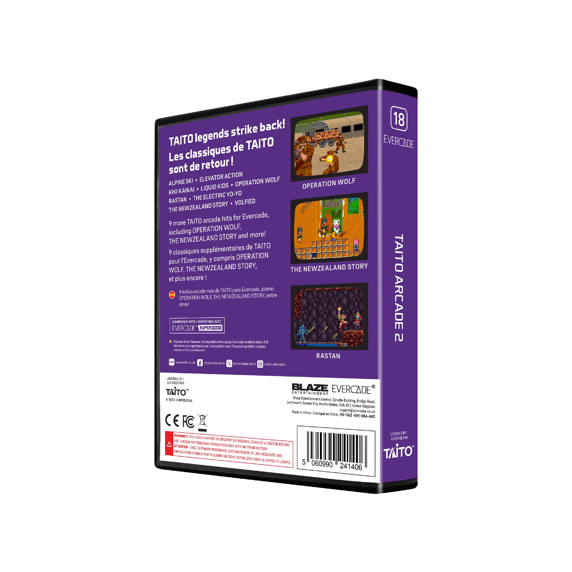 Amazon.com: Blaze Evercade Taito Arcade Collection 2 : Video Games