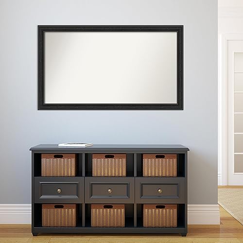 Miniatura 5 de Amanti Art Espejo personalizado, espejo de baño estrecho negro naufragio, espejo de pared o espejo de tocador de baño sobre el fregadero (28 x 48