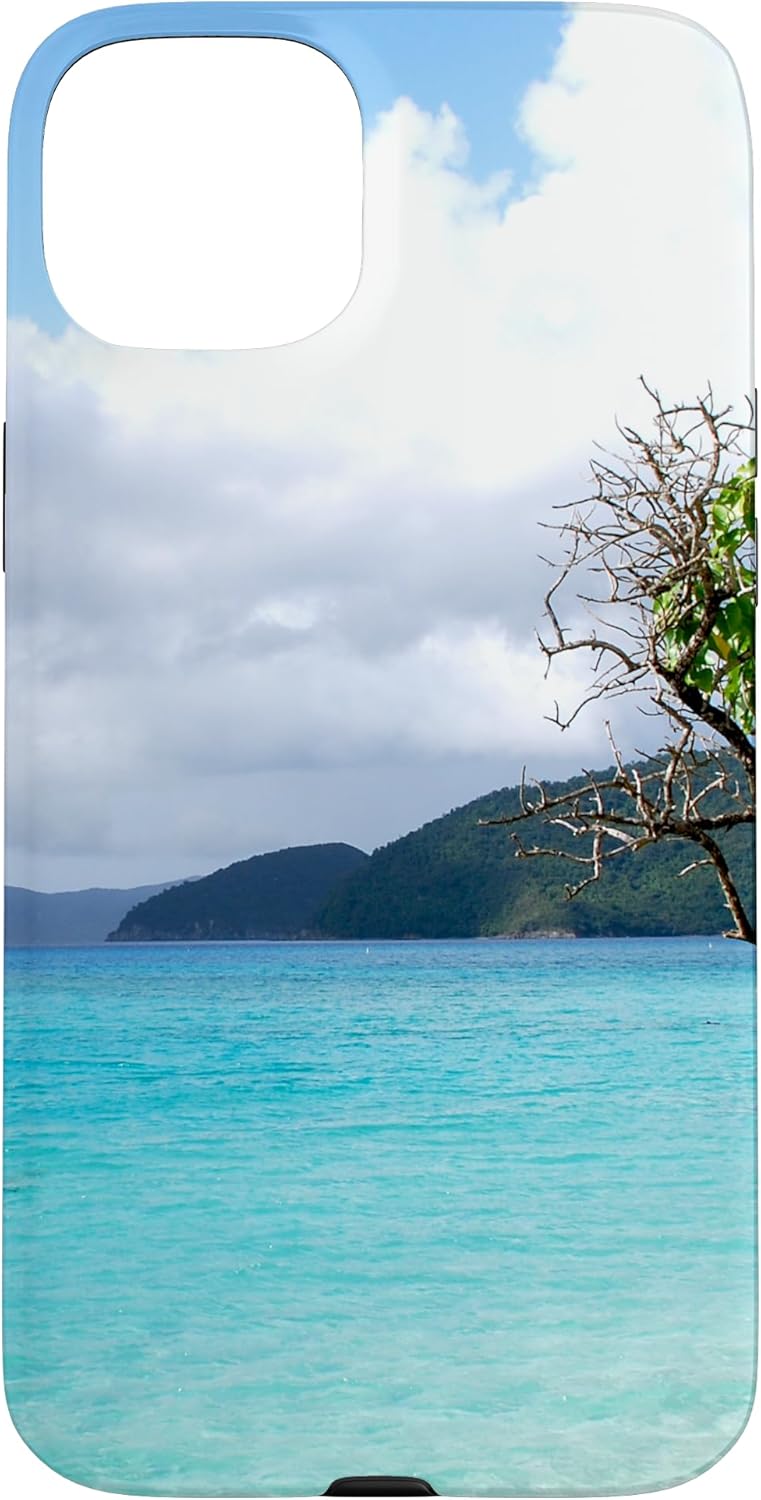 Cinnamon Bay Beach, St. John, U.S. Virgin Islands Case for iPhone 15