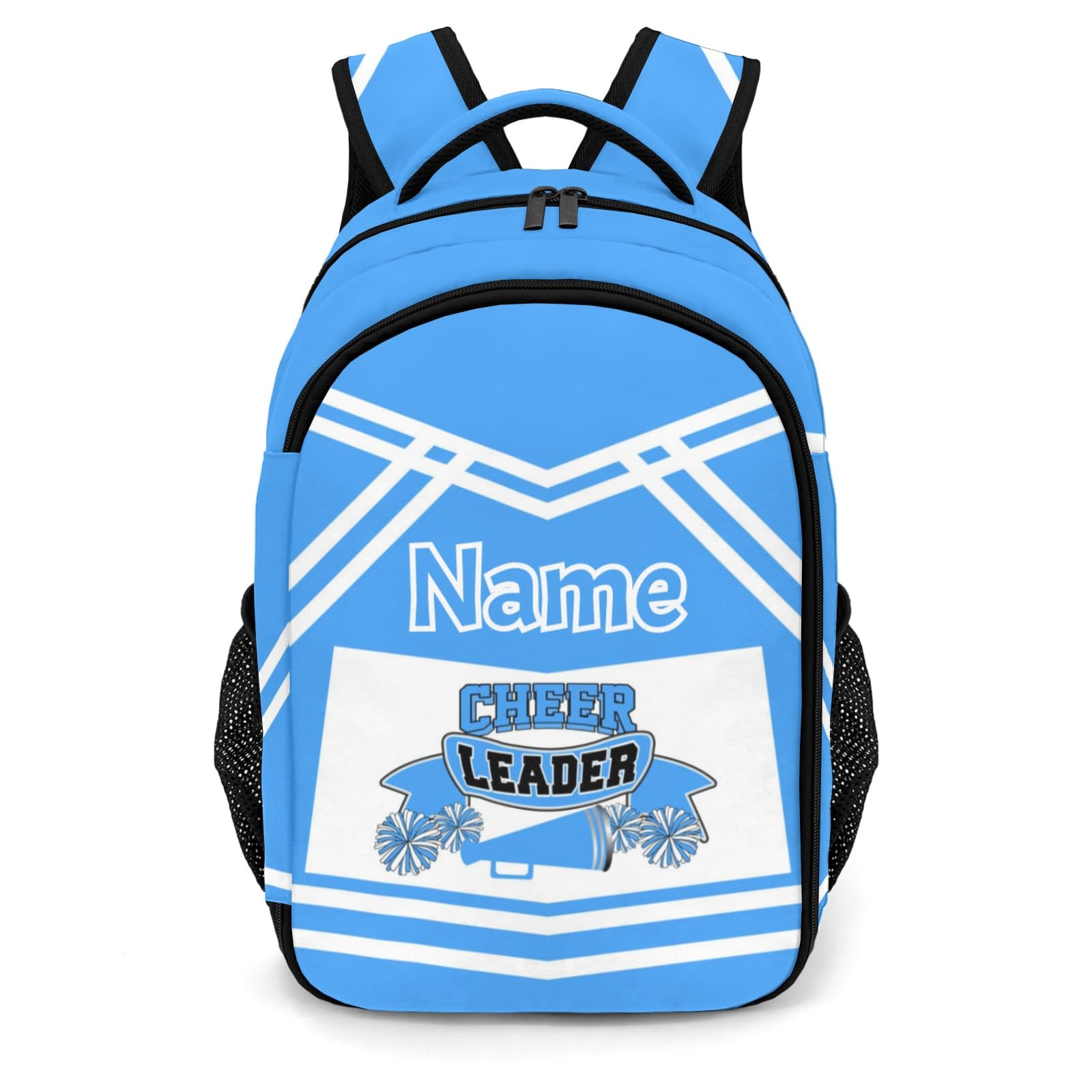 XOZOTY Light Blue Cheer Cheerleaders Large Capacity Shoulders Bag Daypacks for College Travel Work Hiking