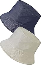 TOSKATOK UPF 50+ Unisex Men Women Reversible Cotton Blended Summer Bucket/Bush Hats