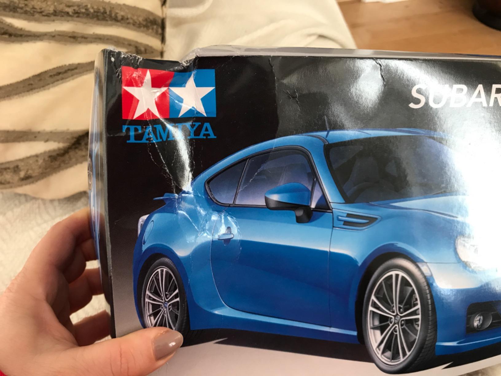 Badly packaged for long delivery route.