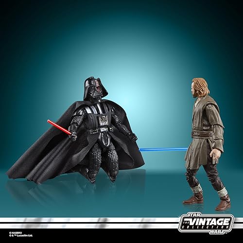 Miniatura 21 de STAR WARS The Vintage Collection Obi-Wan Kenobi (Showdown) y Darth Vader (Showdown), Obi-Wan Kenobi - Figuras de acción de 3.75 pulgadas, paquete de