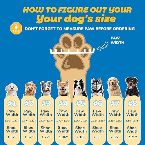 Miniatura 4 de Zapatos para perros grandes, botas de perro medianas y protectores de patas para suelos de madera dura, botines para perros al aire libre para