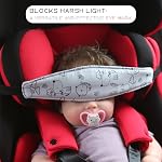 PandaEar 2 Pack Baby Head Support pour siège auto, Bandes de tête de siège auto pour enfants tout-petits Enfants, Poignée de repose-tête pour fauteuil roulant