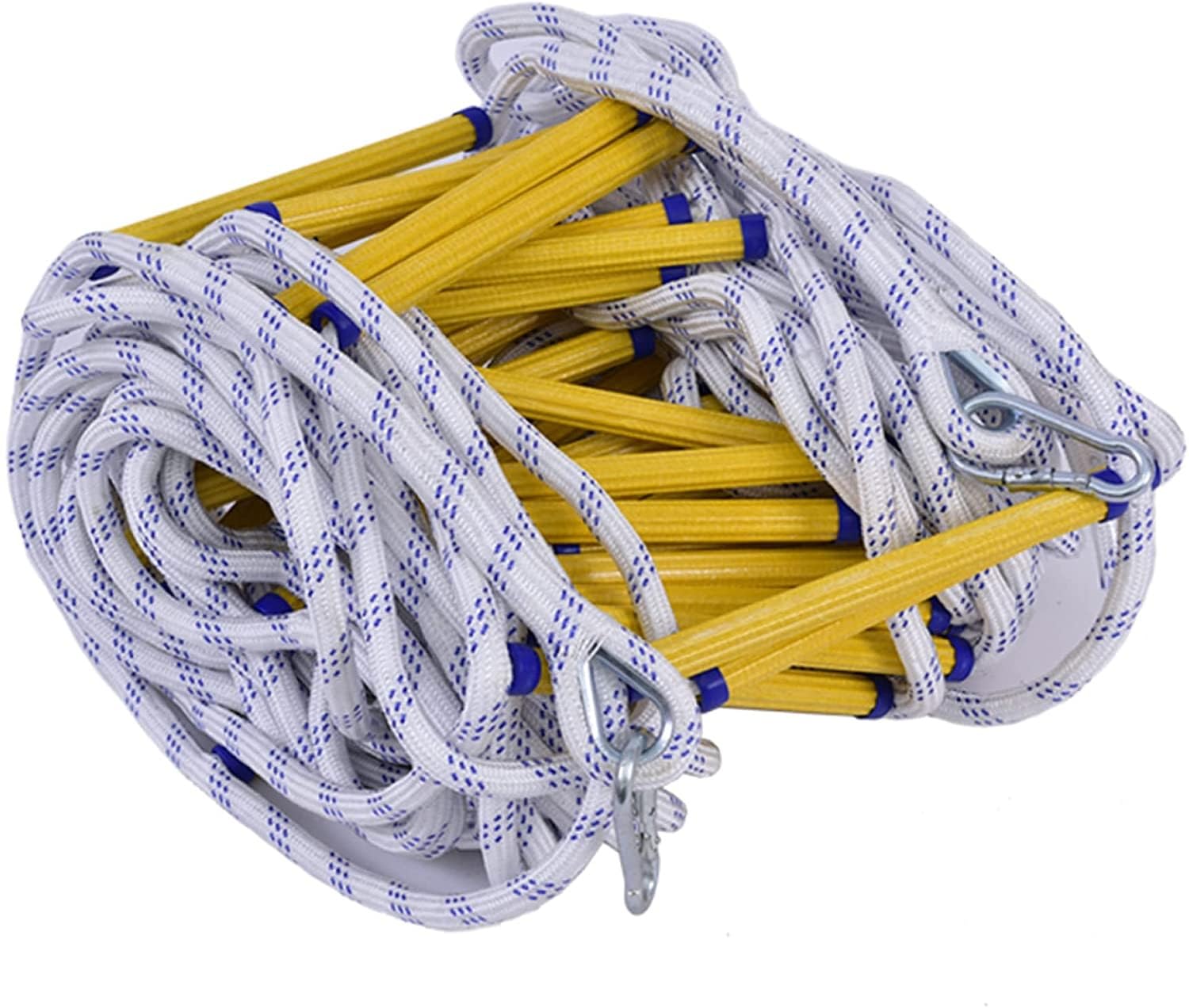 Rope ladders, with Hooks,Emergency Portable Escape Rope/Rope Diameter:20mm/5m/16.4ft(25m/82ft)