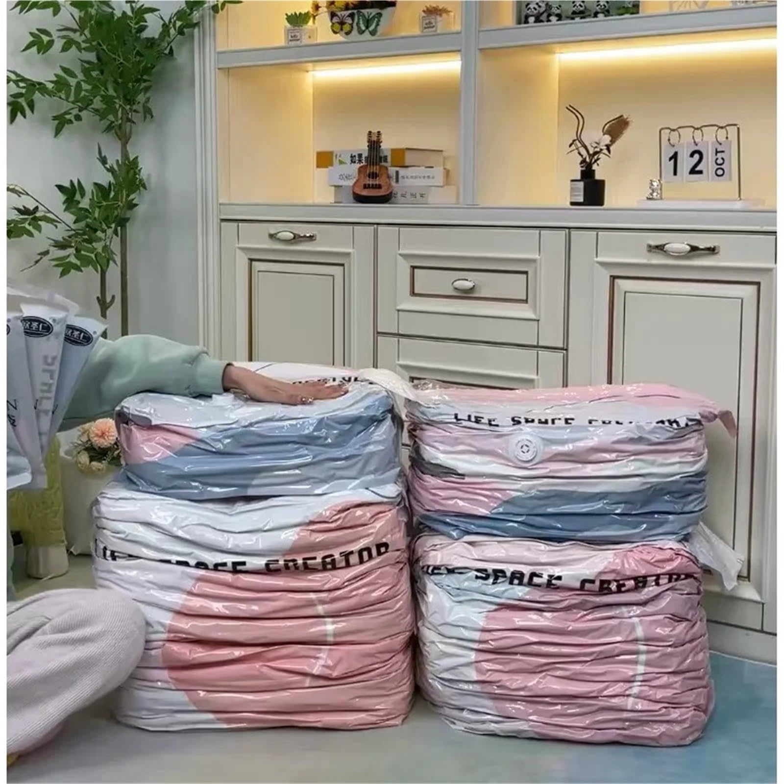 Bolsas Vacio Ropa Bolsas de almacenamiento al vacío estereoscópicas color