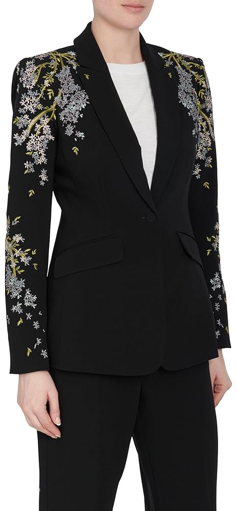 Cinq a Sept サンクアセプト シャイアン フラワー ブレザー Paillette Vines Cheyenne Blazer – Cinq à Sept