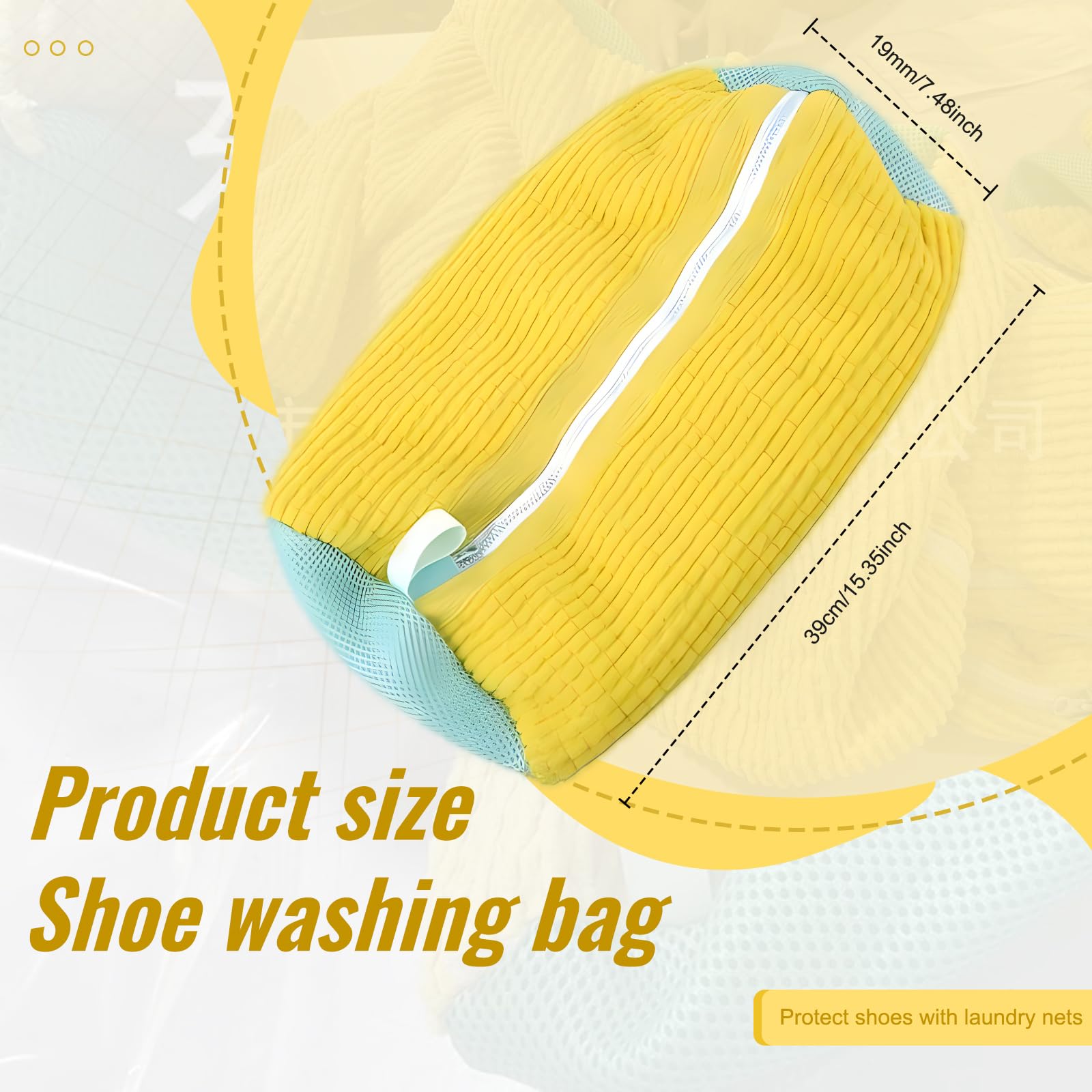 Wohlstand 2 pezzi Borsa per la biancheria,Borsa per scarpe per