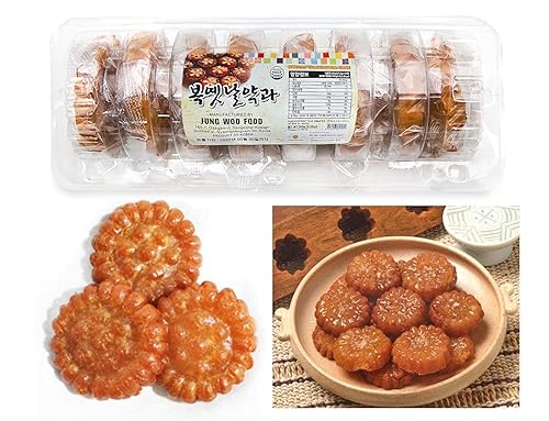 ROM AMERICA Galleta tradicional coreana de miel Regalo perfecto para familiares padres niños pastelería asiática de postre de gofre aperitivo de