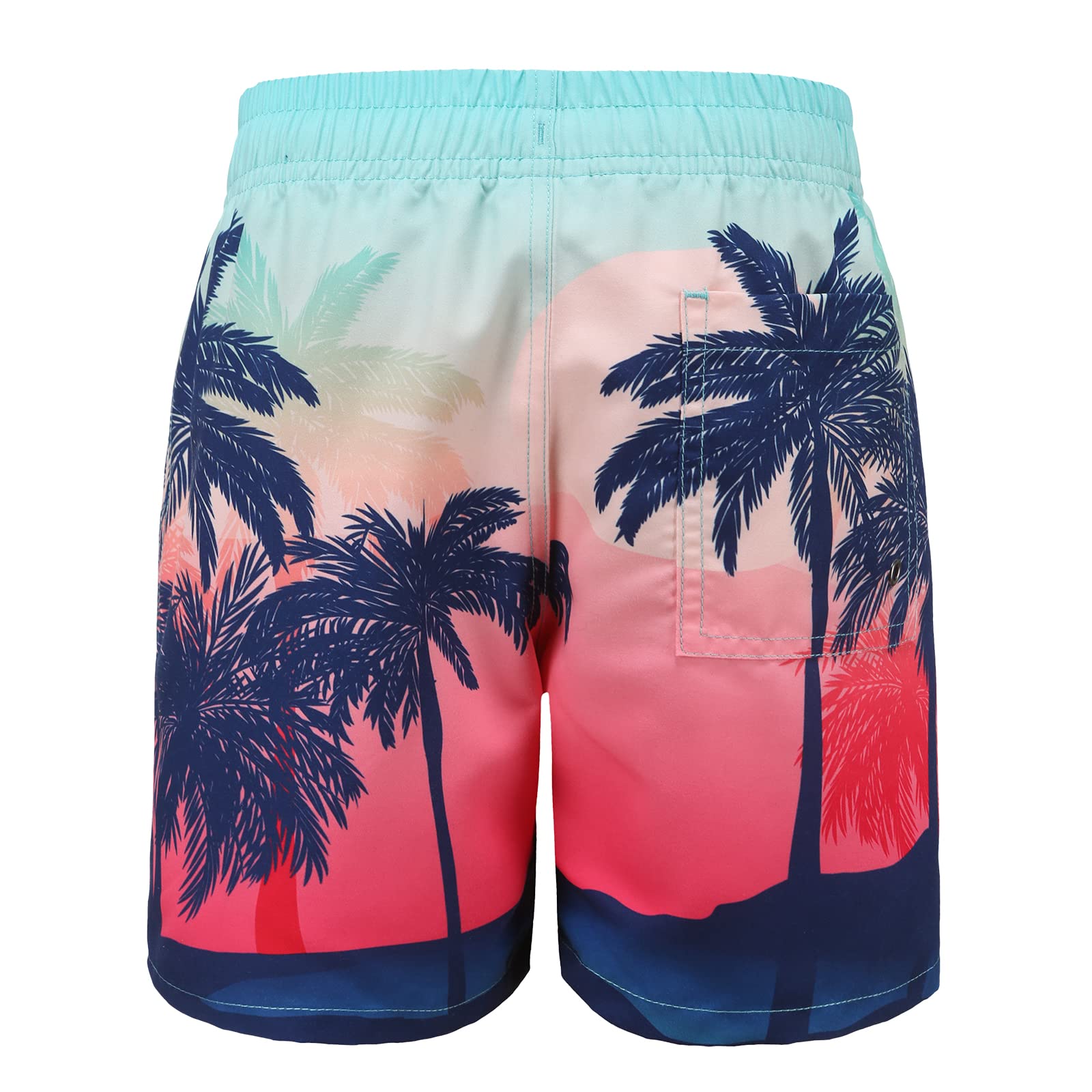 Aisyee Short de Bain Garcon Enfant Short de Plage hawaïen à séchage Rapide Maillot de Bain Garcon 5 16 Ans