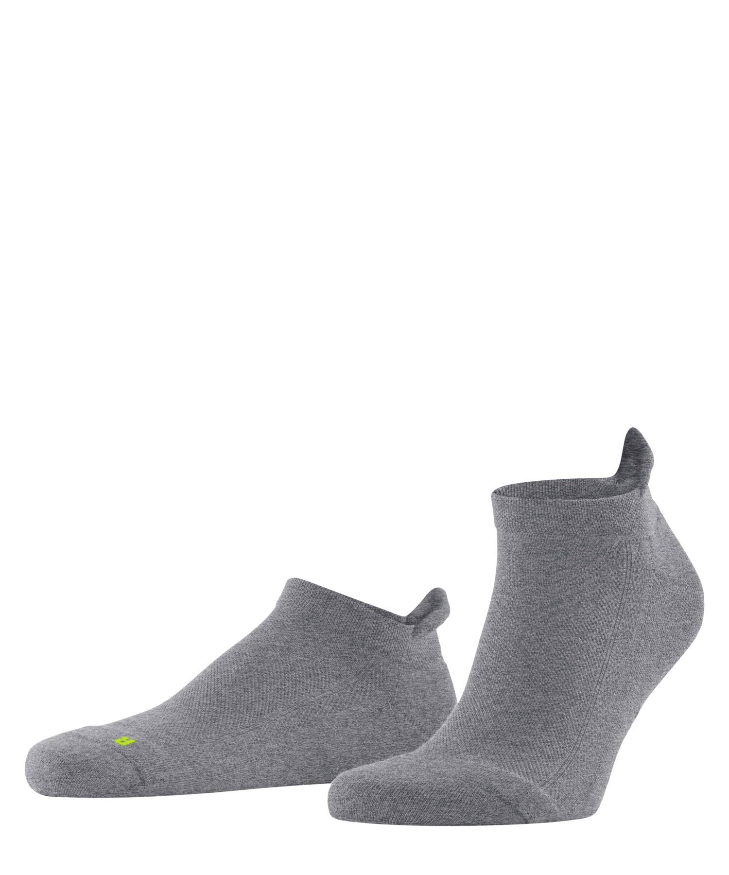 Falke Unisex Grey Light Melange 3775 Cool Kick Sneaker U Sn Soft Breathable Quick Drying Low-Cut Plain 1 Pair Trainer Socks, 11-12.5
