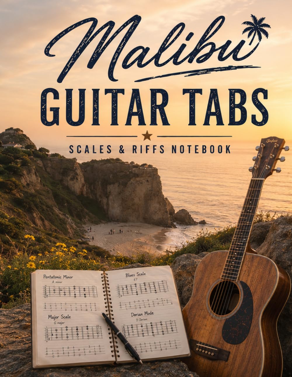 Malibu Guitar Tabs: Scales & Riffs Notebook