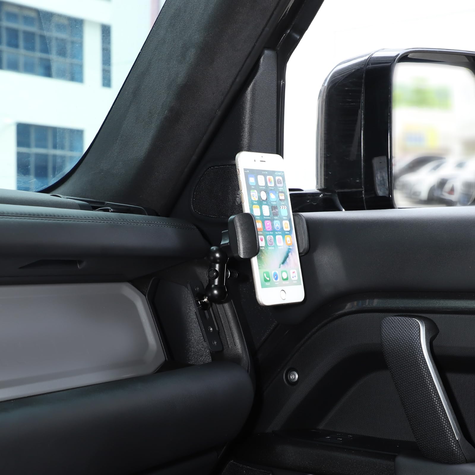 Supporto magnetico per telefono per Land Rover Defender 2020+, supporto per telefono per bocchetta dell'aria, girevole a 360°, per tutti gli smartphone