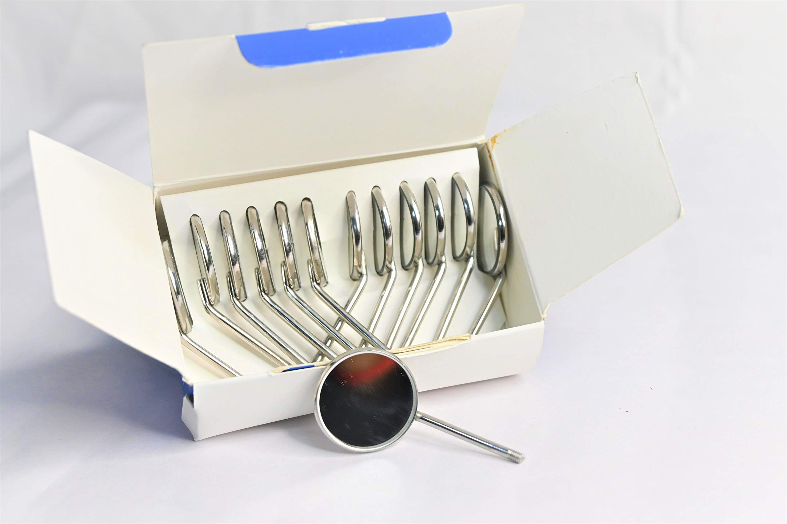 PYRAX DENTAL API 100% PURE S.S. MATERIAL PLANE MOUTH MIRROR NO. # 05 SET OF 12 ORIGINAL PRODUCT OF API