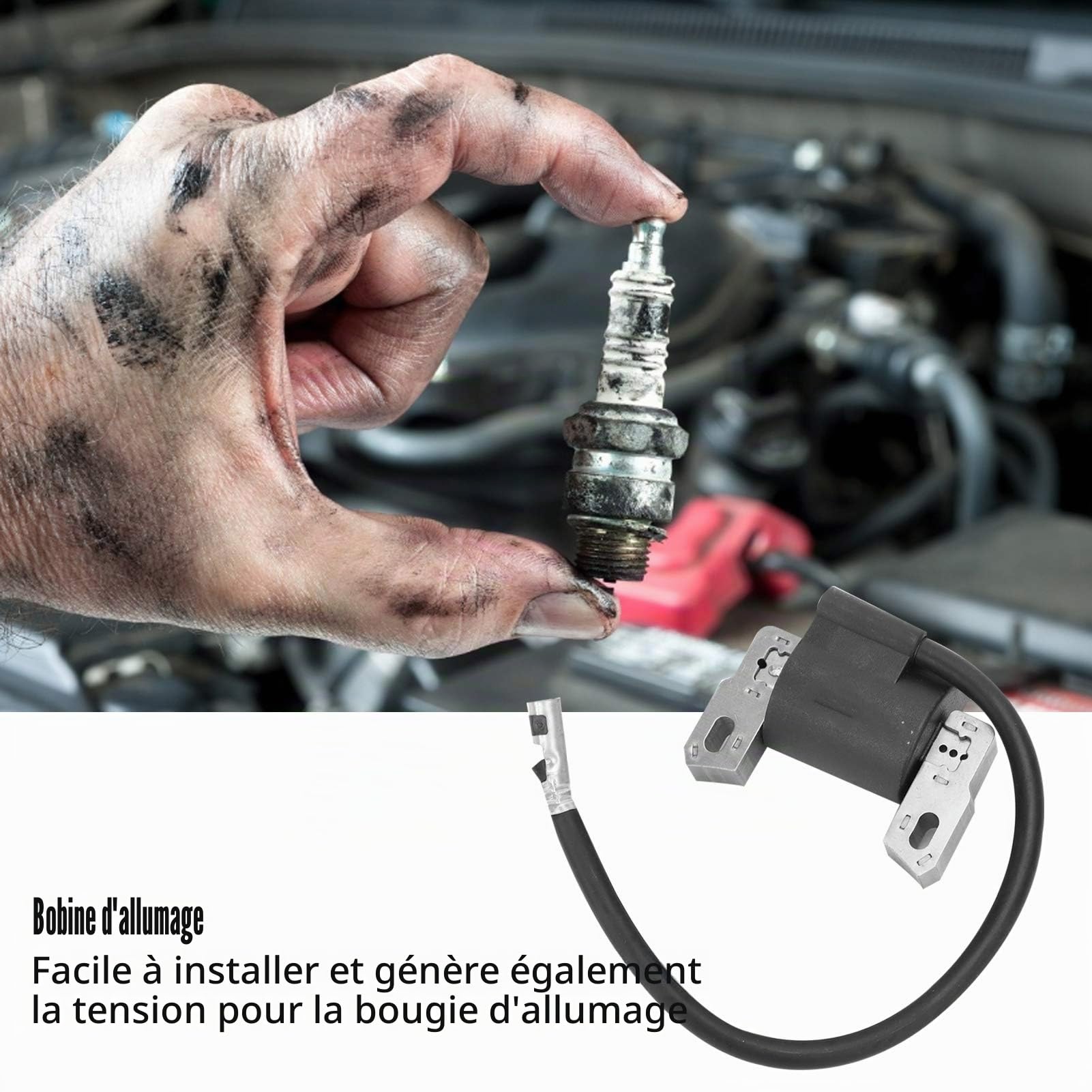 Bobine d'allumage Briggs pour Tondeuse à Gazon 590455 7993 82 793354 792631