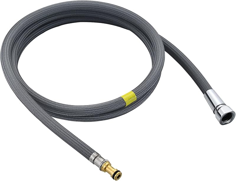 Pulldown Replacement Hose Kit Replacement Hose Parts for Moen Kitchen Faucets 150259 &187108 Spray hose Strong Nylon Finish- Sized Right at 68" Inches