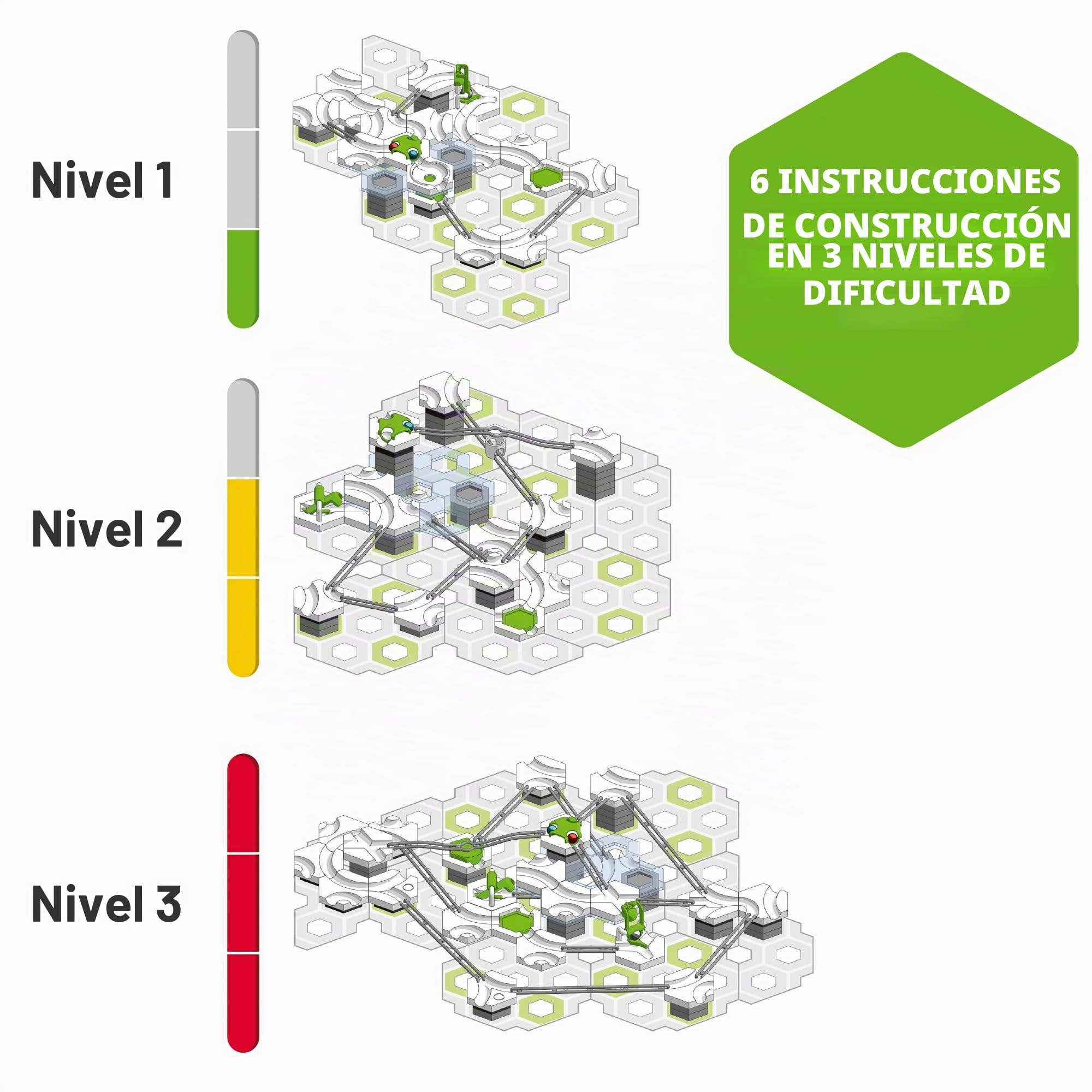 Ravensburger GraviTrax 27485 - Juego de iniciación GraviTrax (Juego de iniciación, Pista de canicas y Juguetes de construcción a Partir de 8 años, se Puede Jugar Solo)