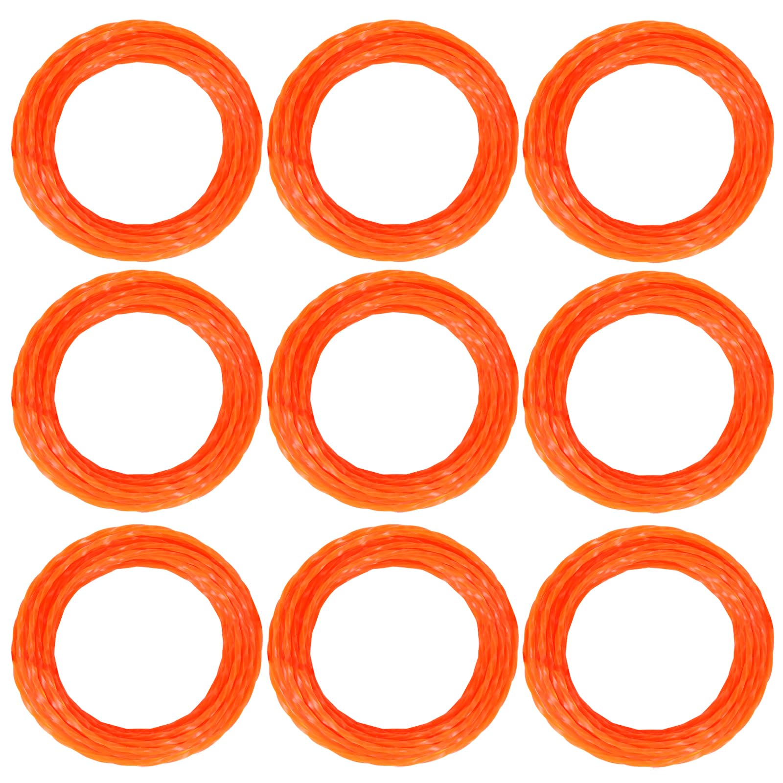 9 unidades de hilo de repuesto hilo extrafuerte con 2,0 mm de diámetro para desbrozadora Makita DUR189, DUR191L, DUR191U, DUR192L, 42 M hilo para recortadora Makita 191D89-4 de 2 hilos Tap&Go