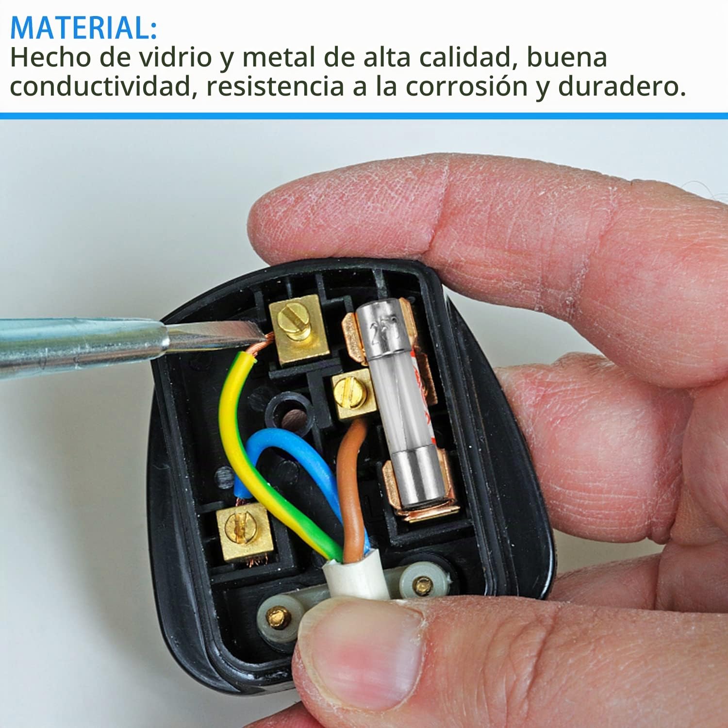 24 Valores 240 Piezas250v Fusibles De Vidrio De FusióN RáPida Kit 5x20 Mm 0.1/0.2/0.25/0.3/0.5/0.75/1/1.5/2 /2.5/3/3.15/4/5/6/6.3/7/8/10/12/15/20/25/30A Con Una Caja De PláStico Transparente