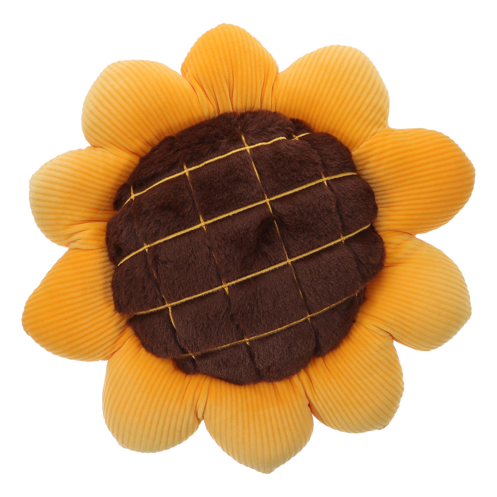 IWOWHERO Sunflower Pillow for Home Decorative Seat Pad Office Chair Pillow Comfortable Yoga Mat