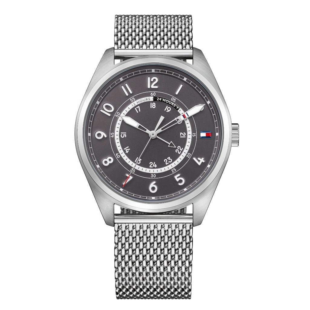 Tommy Hilfiger Mens Quartz Watch, Analog Display and Stainless Steel Strap 1791370