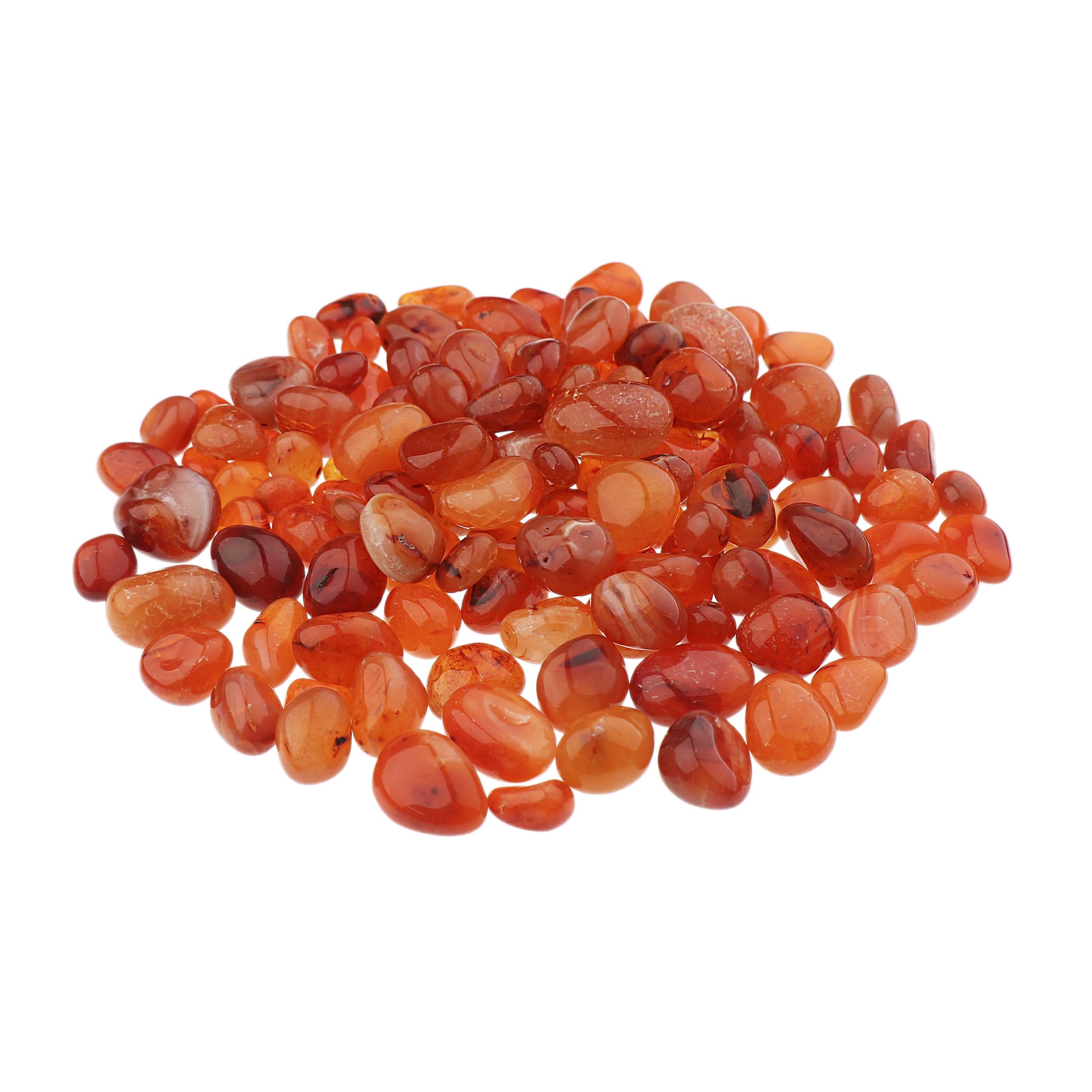 Cornalina piedras preciosas NKlaus de 500g y 10-20mm para hacer bisutería artesanal