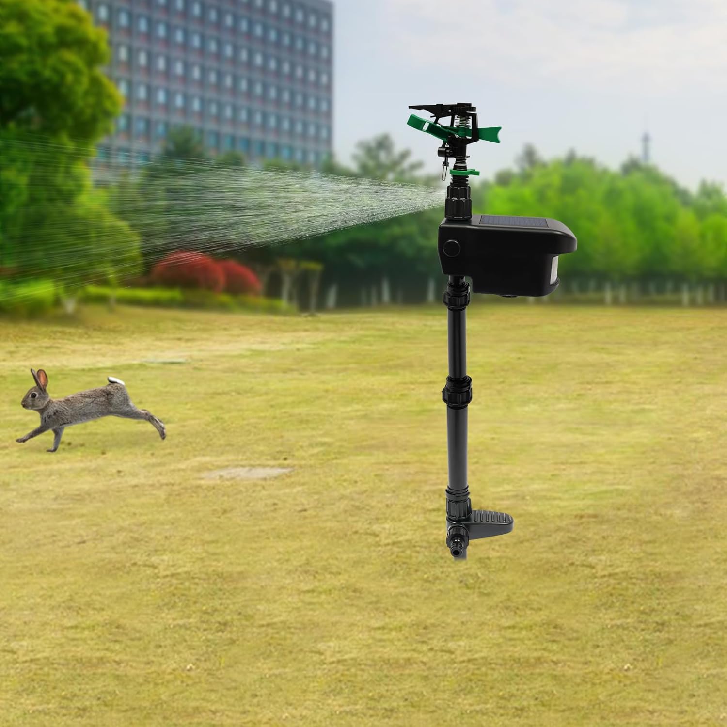 Bitodd Motion Sensor Sprinklers, Motion Activated Sprinklers, Solar Motion Sensors, Kinetic Sprinklers, Motion Sensor Sprinklers for Protecting Gardens, Orchards