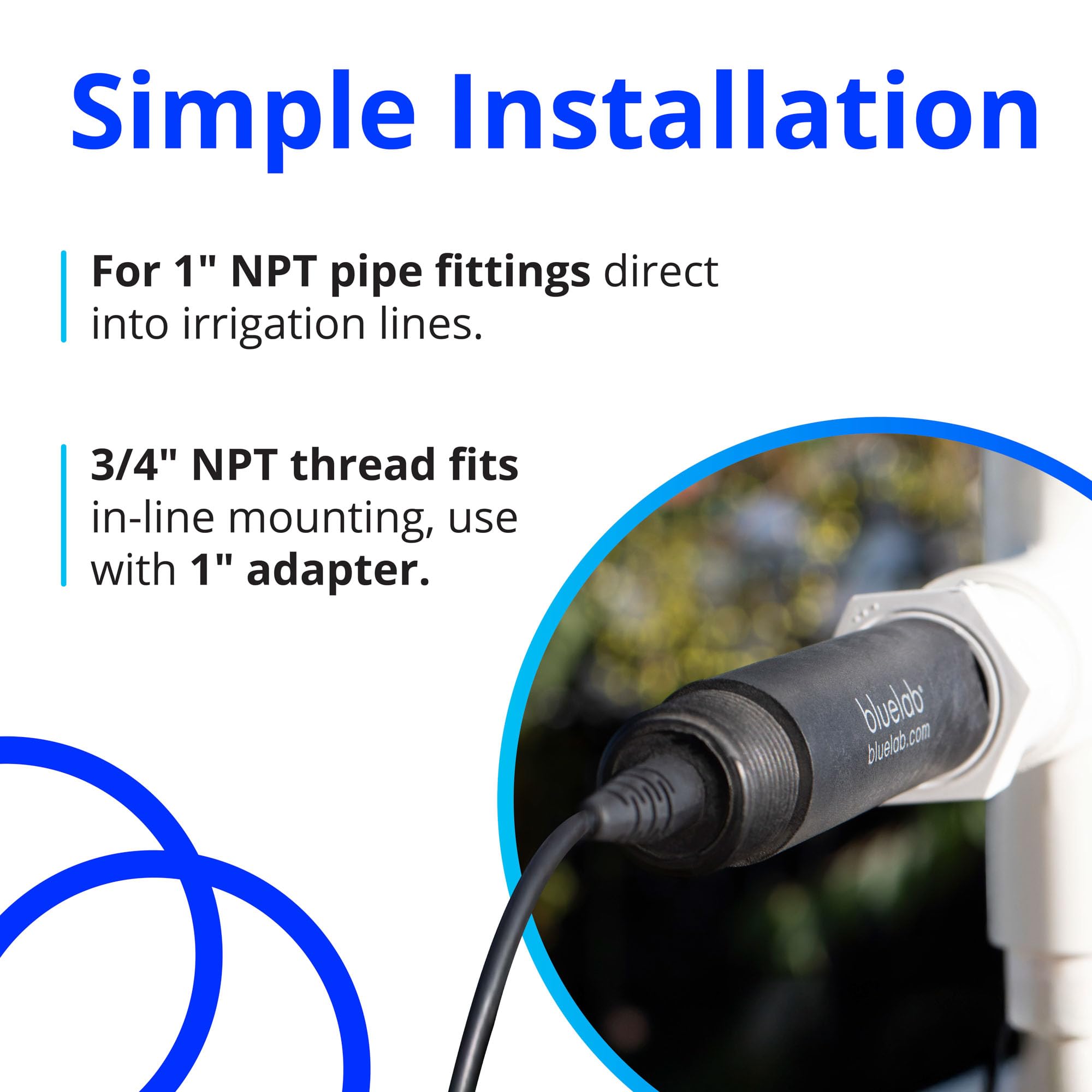 Bluelab probphin Inline PH-Sonde (Ersatzsonde Guardian Monitor Connect Inline-)