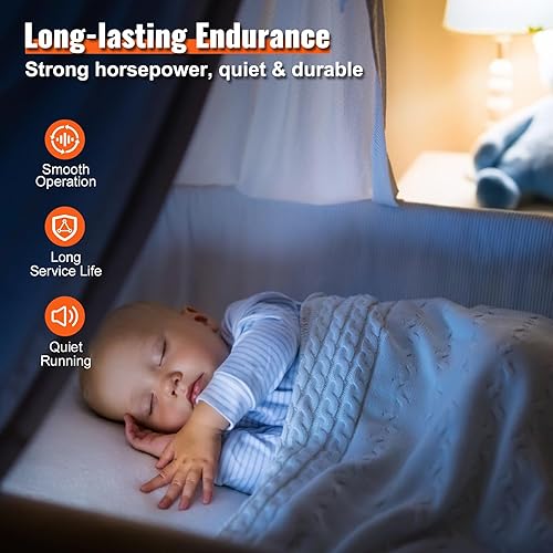 Miniatura 6 de VEVOR Motor de ventilador de condensador OEM mejorado, 15HP, 1075RPM, repuesto para ac GE Genteq Carrier Bryant Payne Dayton, K55HXJKL-2918,